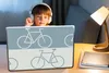 MuchoWow® Laptop Aufkleber Sticker Cover Fahrrad - Blau - Produktbild-Vorschau 3