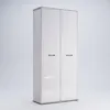 MiroMark Bella BL-122-WB Kleiderschrank 2-türig Weiß Produktbild-Vorschau 1