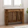 vidaXL Copriradiatore in legno vecchio 112 x 19 x 81,5 cm Anteprima dell’immagine prodotto 3