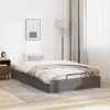 vidaXL Ottoman-Bett ohne Matratze Grau 120x200 cm Produktbild-Vorschau 3