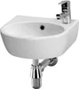 Umywalka Cersanit Parva 40cm ścienna ceramiczna z otworem Podgląd zdjęcia produktu 2