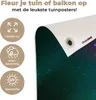 Gartenposter - 120x80 cm - Helle Farben Nordlicht  - Produktbild-Vorschau 4