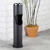 HI Odpadkový kôš s popolníkom čierny 46,5 cm Náhľad obrázku produktu 3
