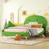 A child's bedroom with a dinosaur-themed bed. Produktbild-Vorschau