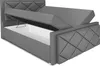 Boxspringbett OXI 120x200 mit 2 Bettkästen, Bonell-Matratze Produktbild-Vorschau 4