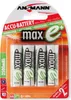 1x4 dobíjecí baterie Ansmann maxE NiMH 2500 Mignon AA 2400 Náhled obrázku produktu 1