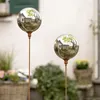 Gartenstecker "Kugel" aus Metall im Rost Design, 118 cm Produktbild-Vorschau 1