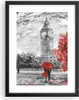 Gerahmtes Poster - Schwarzer Rahmen - London Bus - 30x40 cm Produktbild-Vorschau 1