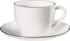 Filiżanka do cappuccino ASA A Table Ligne Noire z spodkiem, Podgląd zdjęcia produktu 1