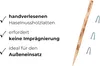 Lot de 6 Piquets en Bois de Noisetier 180 cm Pointus Ø6-7 Voir les images du produit 6