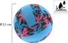 Blauer Neopren Ball als Volleyball mit  pinkem Palmenmuster Produktbild-Vorschau 2
