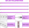 A marketing image showcasing LED grow lights with various close-up details and text descriptions. Anteprima dell’immagine prodotto