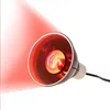 A close-up view of a heat lamp emitting red light. Anteprima dell’immagine prodotto