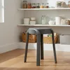 Plastový stolička 46 x 30 cm, nosnosť do 120 kg – sivá – Náhľad obrázku produktu 8