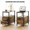 HOMCOM Beistelltisch Couchtisch mit Aufladestation, Produktbild-Vorschau 4