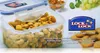 A Lock&Lock food storage container filled with cashews, with the brand logo and product details visible. Voir les images du produit