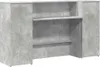 vidaXL Recepční pult betonový šedý 180x50x103,5 cm materiál Náhled obrázku produktu 1