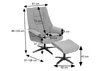 MCA Relaxsessel + Hocker HWC-N57, Fernsehsessel Produktbild-Vorschau 10