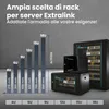 Extralink 19" 12U 530x400 armadio rack a parete 19" nero Anteprima dell’immagine prodotto 7