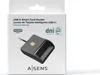 Lettore di schede ID USB Type-C Aisens ASCR-SN03C-BK/Nero Anteprima dell’immagine prodotto 6
