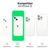 Comparison of iPhone models and their compatibility with a product, indicated by checkmarks and crosses. Produktbild-Vorschau