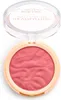 A makeup blush compact with the lid open, showing the pink blush inside. Podgląd zdjęcia produktu