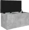 A grey storage bench with its lid open. Náhled obrázku produktu
