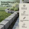 GARDENIX Rasenkante 1.8 m Granit Pflastersteine Optik Produktbild-Vorschau 3