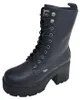 Buffalo Mila Lace Up Mid Damenschuhe Schnürstiefel Schwarz Produktbild-Vorschau 3