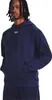 Under Armour Blue Ua Rivale Vlies Hoodie mit Logo – S Produktbild-Vorschau 3