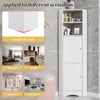 OKWISH Meuble de Salle de Bain, Armoire de Salle de Bain Voir les images du produit 6