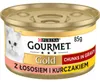 GOURMET GOLD - łosoś i kurczak w sosie 85g Podgląd zdjęcia produktu 1