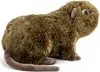 A stuffed toy animal, specifically a beaver rat or nutria, is shown from the side against a white background. Anteprima dell’immagine prodotto