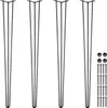 VEVOR 40 Zoll 101,6 cm Haarnadel Tischbein Tischbeine Produktbild-Vorschau 1