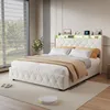 INONEFT Boxspringbett Polsterbett 160x200 mit LED & Produktbild-Vorschau 11
