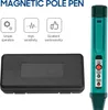 A product image showing a magnetic pole pen, its case, and marketing icons. Náhled obrázku produktu