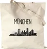 MÜNCHEN Skyline Jutebeutel Stoffbeutel Canvas Souvenir Produktbild-Vorschau 1