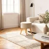 Pouf Rebecca Mobili Tiaré 45x36x36 cm MDF, PET, metallo Anteprima dell’immagine prodotto 3