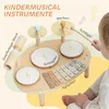 AIYAPLAY Kinder Schlagzeug 4-in-1 Musikinstrumente Set mit Produktbild-Vorschau 4
