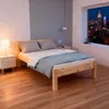 Pfostenbett aus Zirbenholz (Zirbe) "Zirben-Amelie" 140cm x Produktbild-Vorschau 1