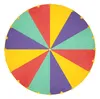 THE TWIDDLERS XXL Regenbogen Schwungtuch 6 Meter mit 24 Produktbild-Vorschau 1