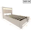 A diagram of a bed with dimensions indicated. Anteprima dell’immagine prodotto