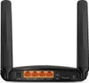 The back view of a black TP-Link Archer MR200 4G LTE WLAN router. Podgląd zdjęcia produktu