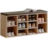 Armoire À Chaussures Avec Siège Banquette Moderne Chêne Voir les images du produit 3