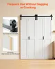 Porta scorrevole a libro VEVOR in stile porta da fienile, Anteprima dell’immagine prodotto 3