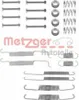 METZGER Zubehörsatz Bremsbacken 105-0569 Hinten für VW GOLF Produktbild-Vorschau 3