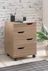 FineBuy Rollcontainer Sonoma Holz 40x60x40cm Produktbild-Vorschau 2