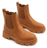 Kamel Stiefel mit flachem Absatz für Damen Esta - Schuhe, Produktbild-Vorschau 2