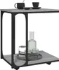 vidaXL Odkládací stolek s kolečky Grey Sonoma 50x35x55,5cm Náhled obrázku produktu 4