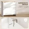 HOMCOM Sideboard Küchenschrank mit Schublade Doppeltür Produktbild-Vorschau 6